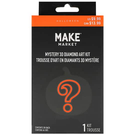 3" Jack-o'-Lantern Mystery 3D Diamond Art Kit by Make Market®